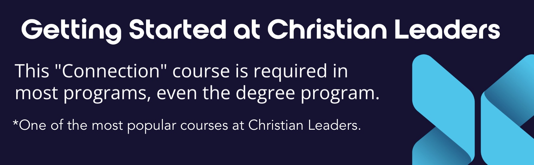 Christian Leaders Connection Course Top Banner